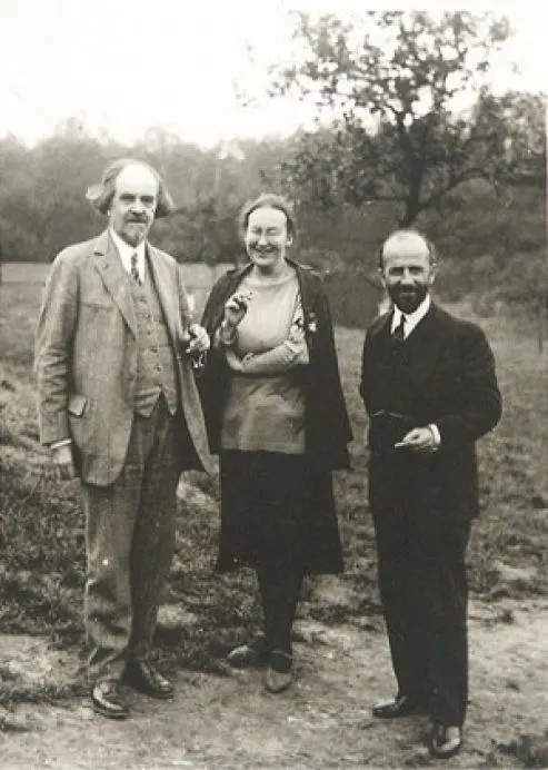 Nicolas Berdiaev et Élisabeth Skobtsova, la future mère Marie. À « L&rsquo;Action orthodoxe », les plus grands esprits de l&rsquo;émigration donnaient des conférences au premier étage, tandis qu&rsquo;au rez-de-chaussée on faisait cuire de la soupe pour une centaine de personnes. (Wikimedia Commons, domaine public.)